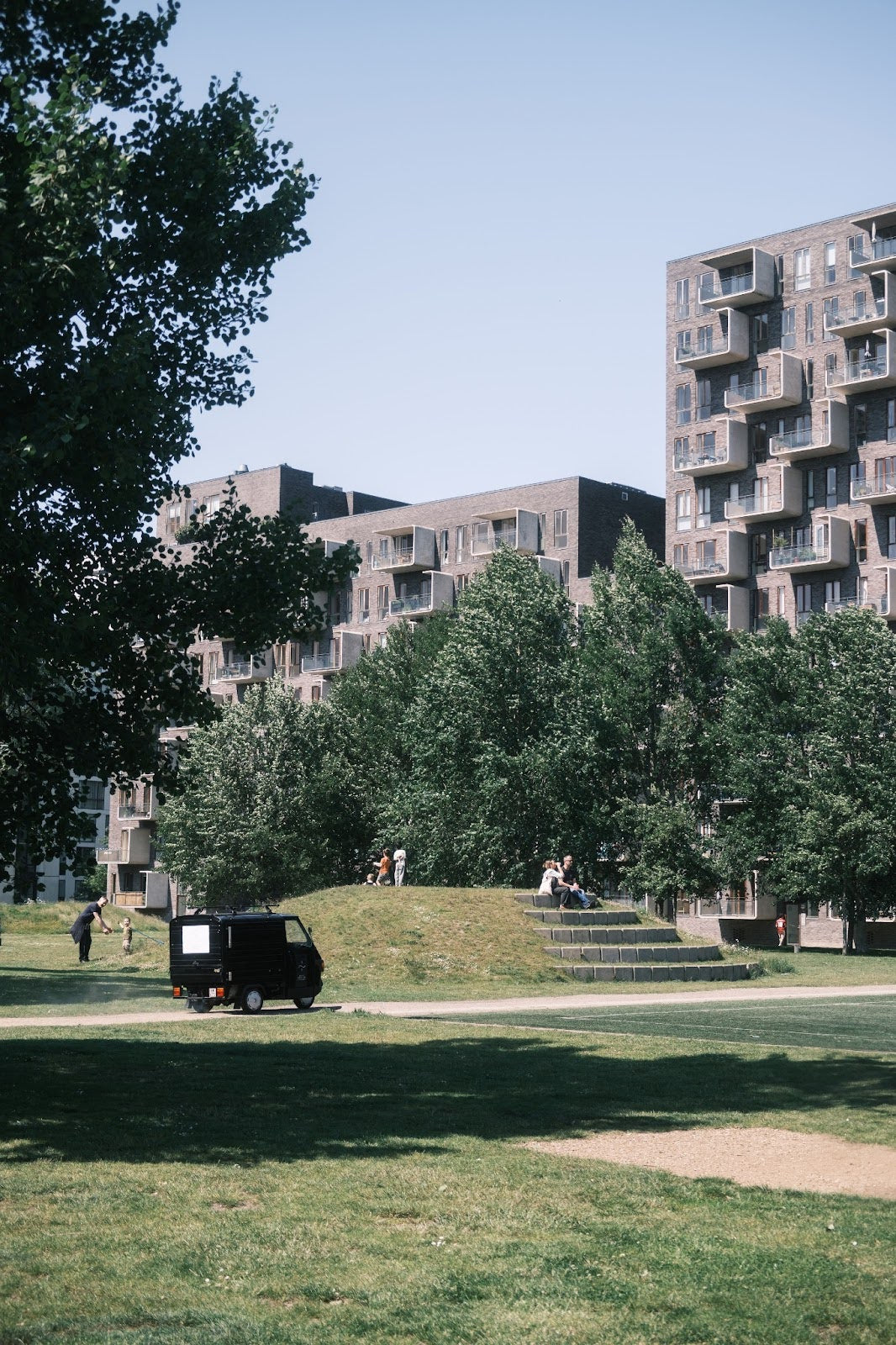 Bellas Coffe Lab tuktuk i byparken