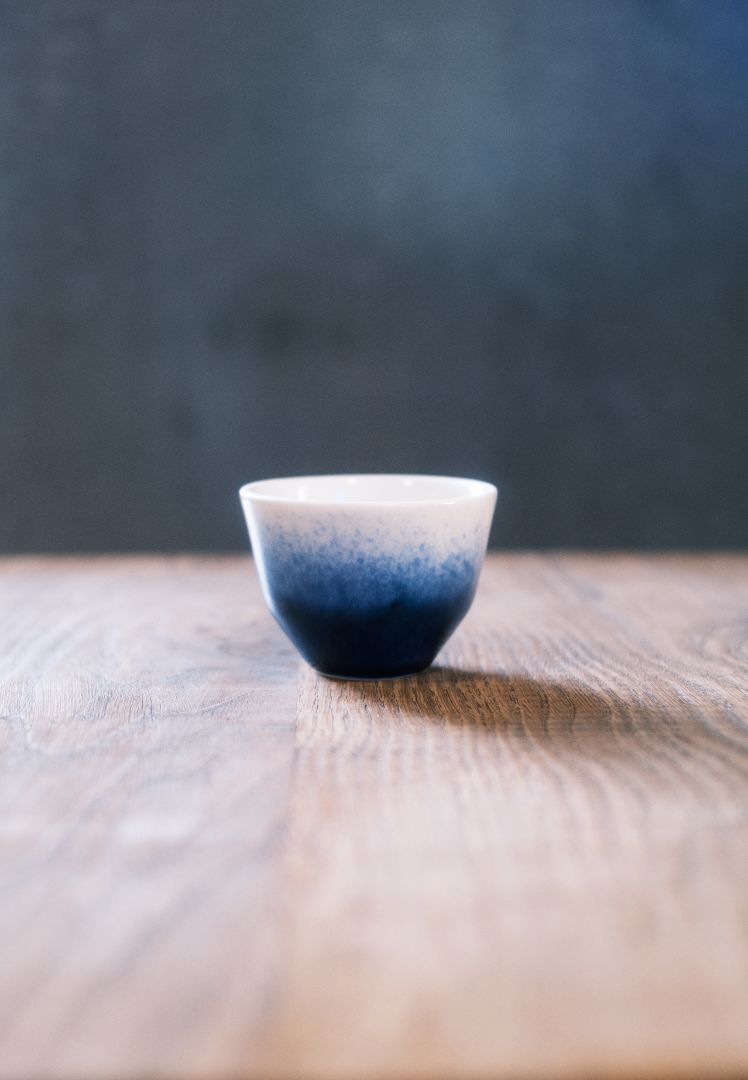 MK Studio Espresso Cup – Blue/White | Bellas Coffee Lab