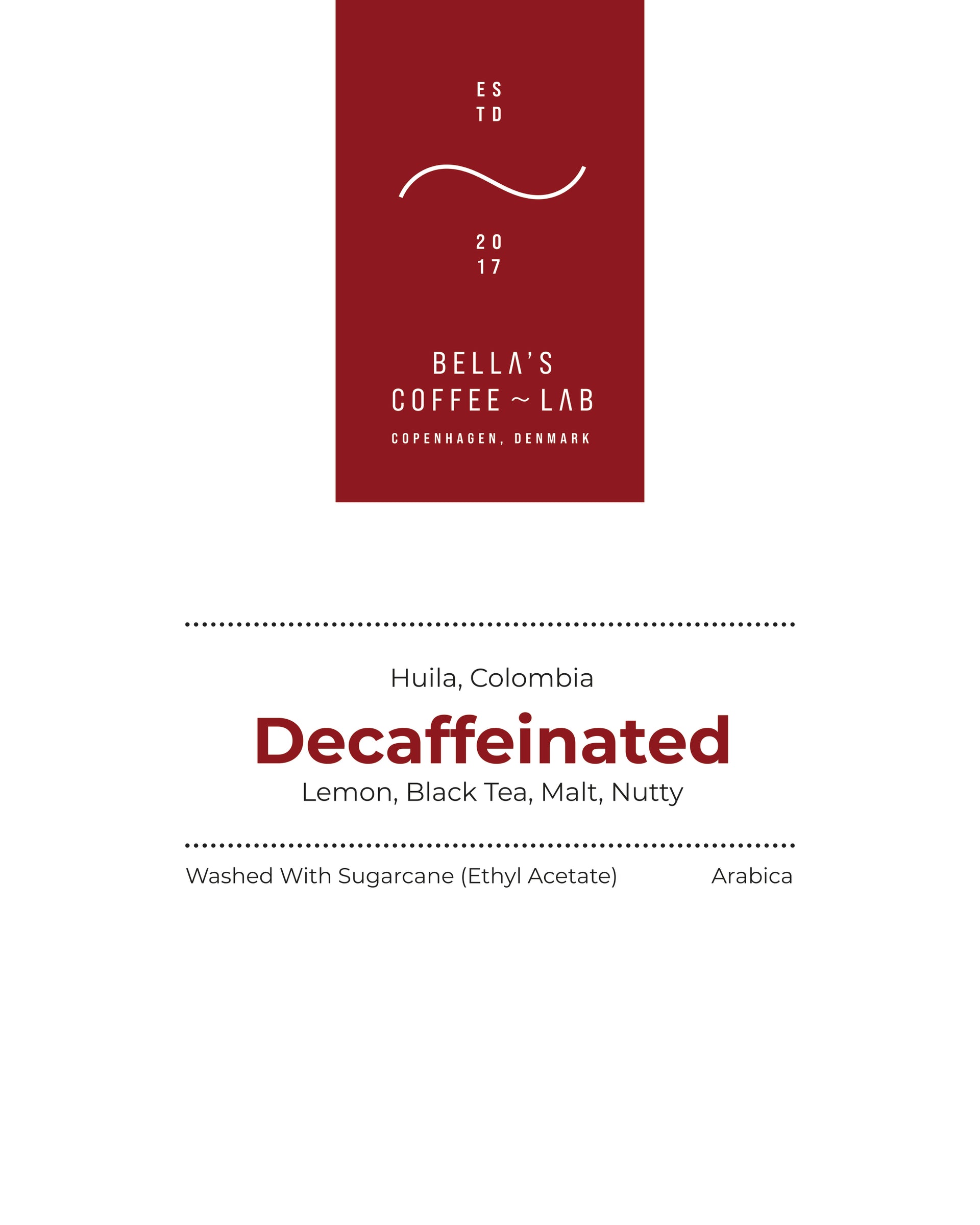 Decaffinated Coffee Colombia