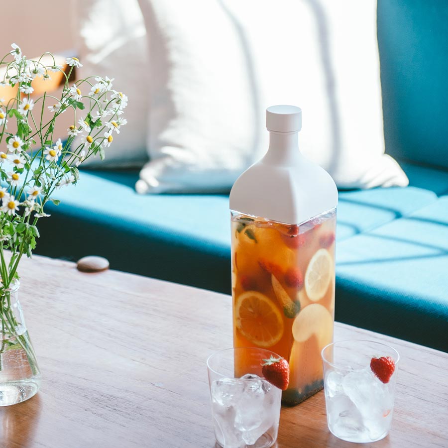 Ka-Ku Tea Bottle 1200ml - Hvid