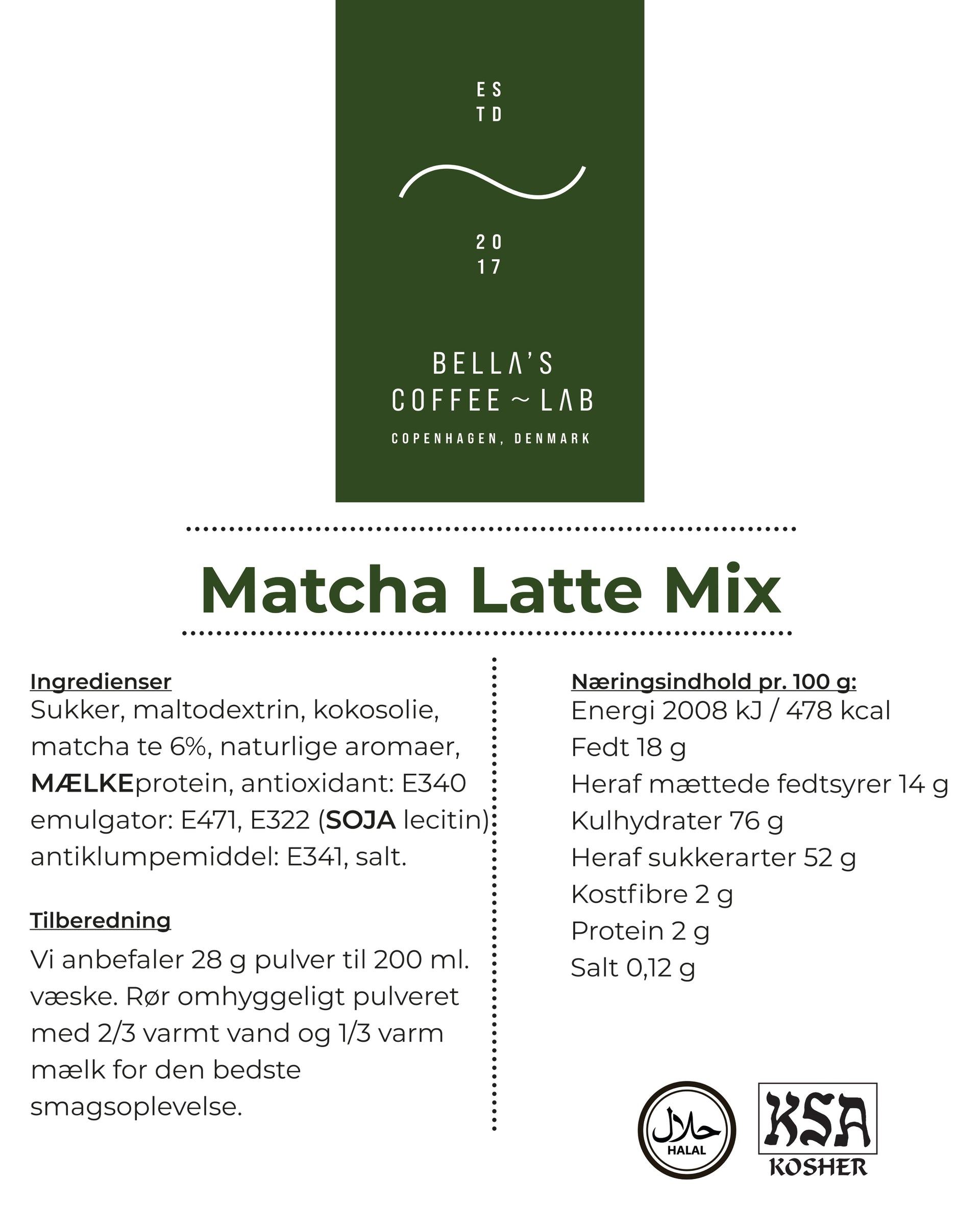 Matcha Latte Mix