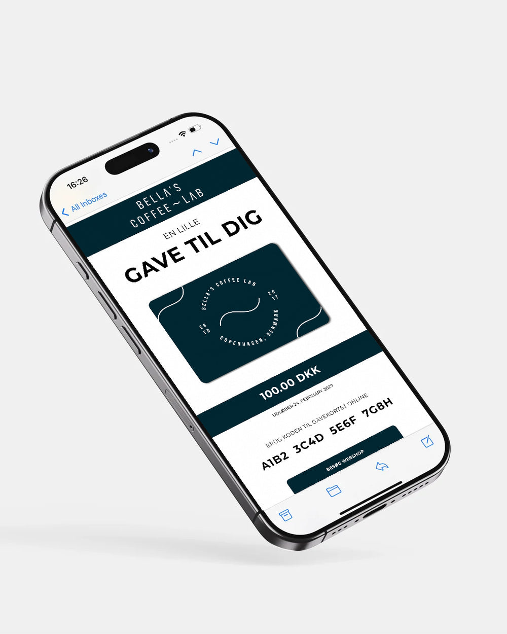 Gavekort til kaffeelskeren
